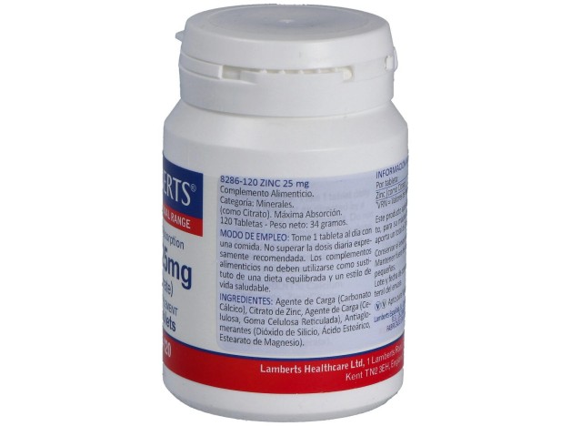 Lamberts Zinc 25Mg 120Comp