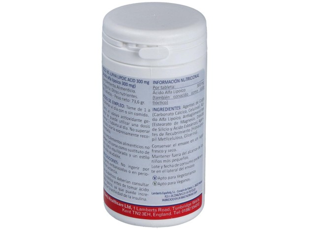 Lamberts Ácido Alfa Lipoico 300Mg 90 Comp.