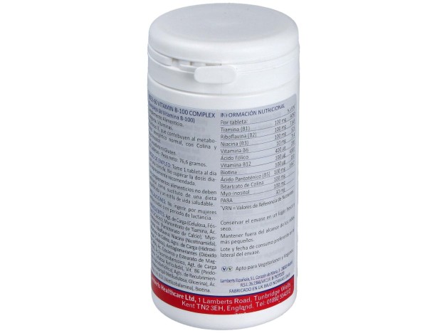 Complejo De Vitaminas B-100 60 Cápsulas