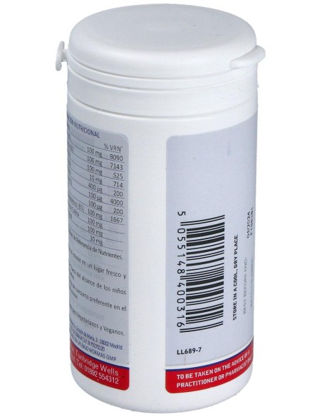 Complejo De Vitaminas B-100 60 Cápsulas