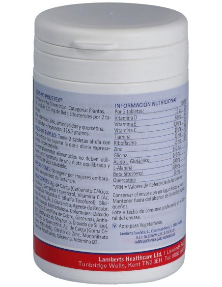 Lamberts Prostex Con Beta Sitosterol 90 Comp.