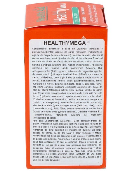Healthy Mega Multinutriente De Alta Potencia 30 Compr