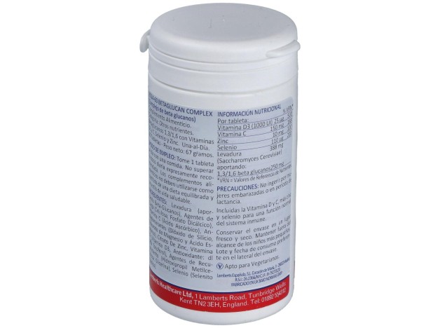 Lamberts Complejo De Beta Glucanos 60 Comp