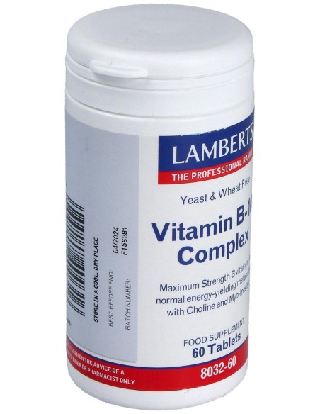 Complejo De Vitaminas B-100 60 Cápsulas