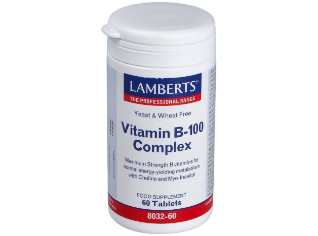 Complejo De Vitaminas B-100 60 Cápsulas
