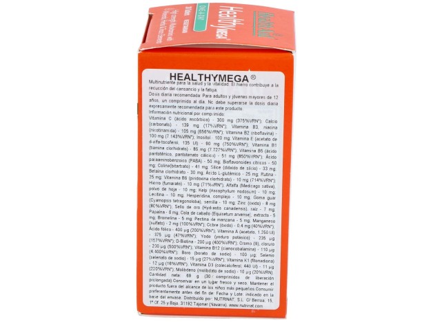 Healthy Mega Multinutriente De Alta Potencia 30...