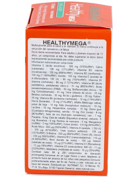 Healthy Mega Multinutriente De Alta Potencia 30 Compr