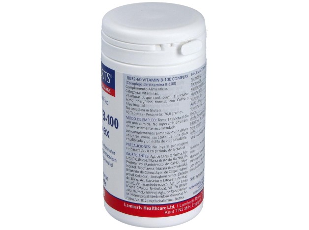 Complejo De Vitaminas B-100 60 Cápsulas
