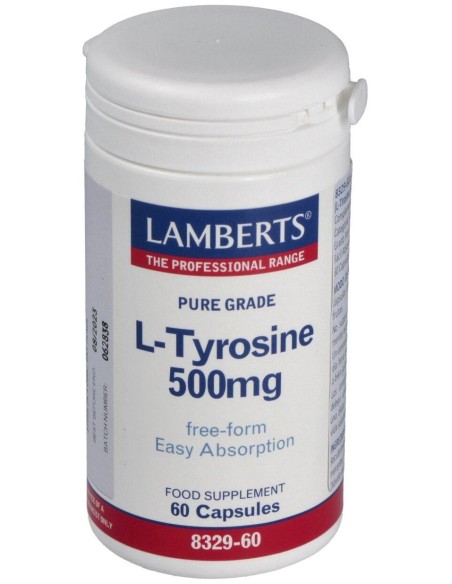 L-Tirosina 500 Mg. 60 Cap.