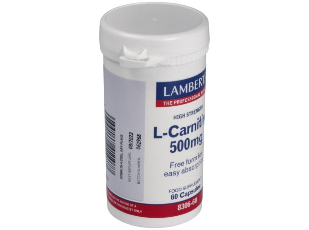 Lamberts L-Carnitine 500Mg 60Caps