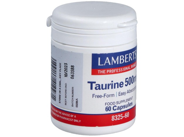 Lamberts Taurina 500 Mg 60 Cap