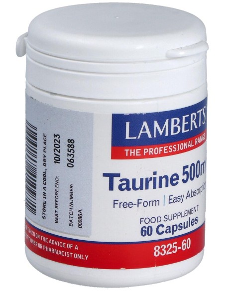 Lamberts Taurina 500 Mg 60 Cap