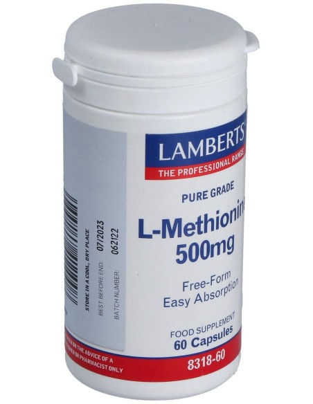 Lamberts L-Metionina 500Mg 60 Caps