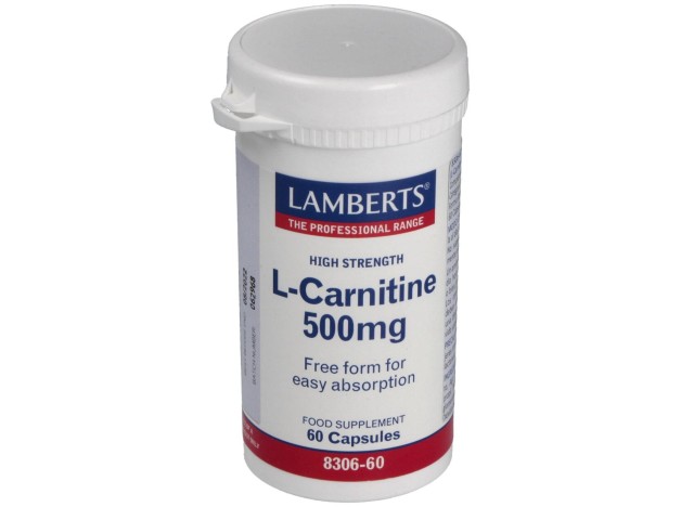 Lamberts L-Carnitine 500Mg 60Caps