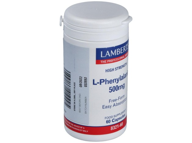 Lamberts L-Fenilalanina 500 Mg 60 Cápsulas