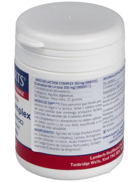 Complejo De Lactasa 9000Fcc Lamberts 60 Comprimidos