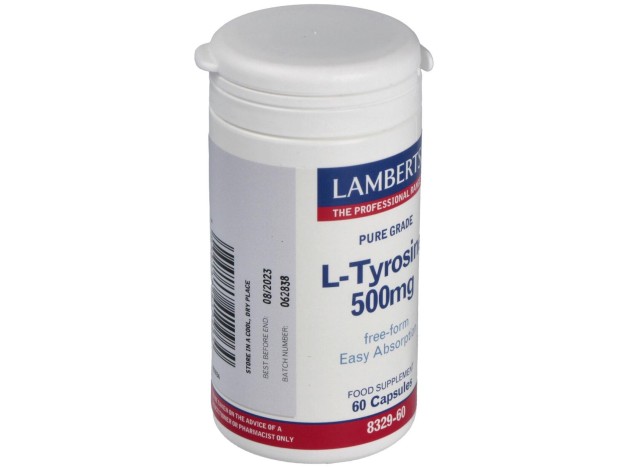 L-Tirosina 500 Mg. 60 Cap.