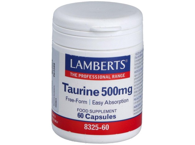 Lamberts Taurina 500 Mg 60 Cap
