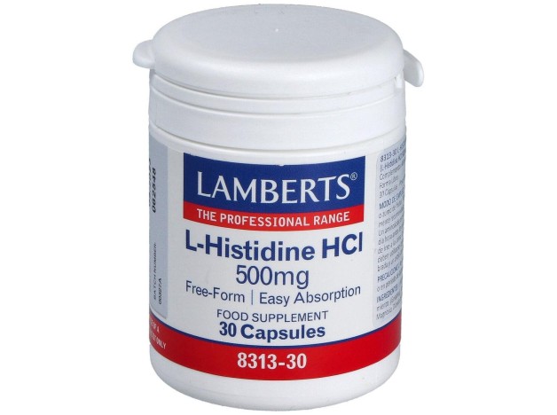 Lamberts L-Histidina Hci 500Mg 30Caps