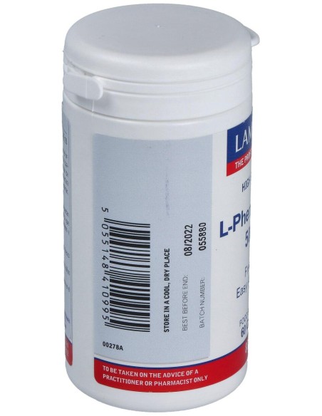 Lamberts L-Fenilalanina 500 Mg 60 Cápsulas