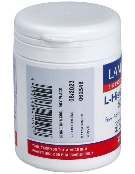 Lamberts L-Histidina Hci 500Mg 30Caps