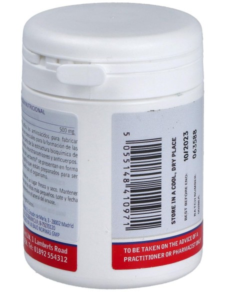 Lamberts Taurina 500 Mg 60 Cap