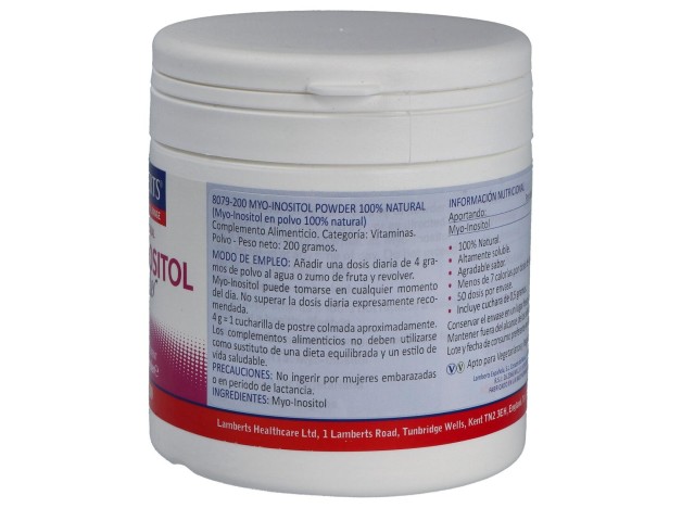 Myoinositol Polvo 100% Natural 200Gr
