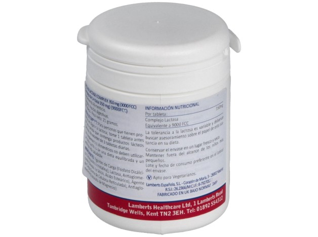 Complejo De Lactasa 9000Fcc Lamberts 60...
