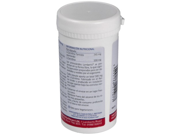 Lamberts L-Carnitine 500Mg 60Caps