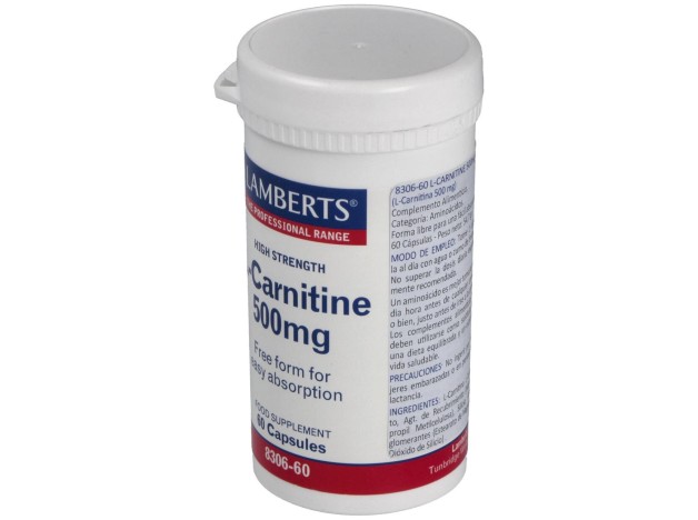Lamberts L-Carnitine 500Mg 60Caps