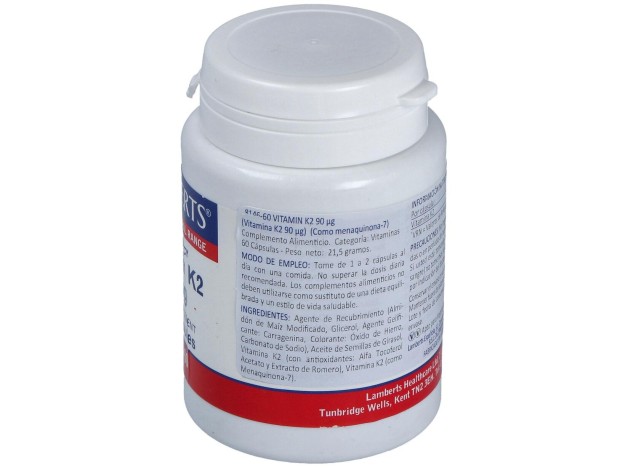 Lamberts Vitamina K2 90Μg 60Caps