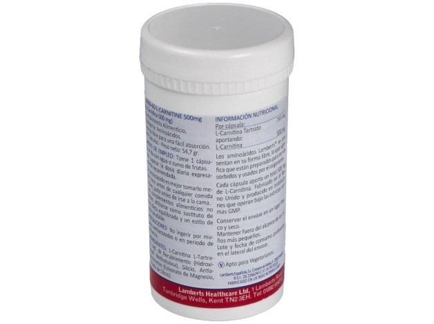 Lamberts L-Carnitine 500Mg 60Caps