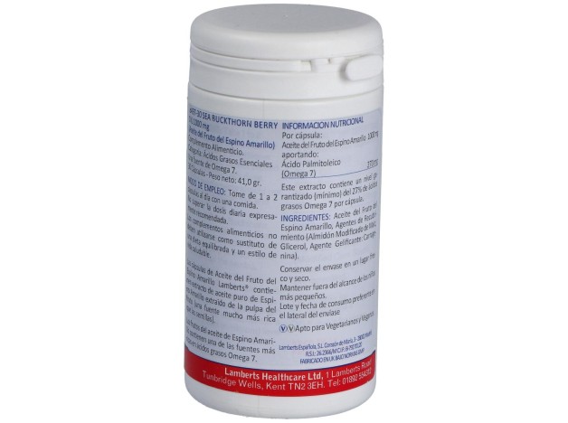 Lamberts Aceite Fruto Espino Amarillo 1000Mg 30...