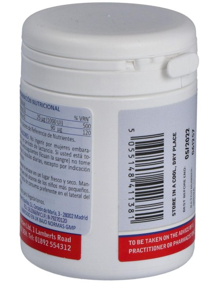 Lamberts Vitamina D3 1000 Ui Y K2 90 Μg 60Caps