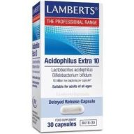 Acidofilus Extra 10 Lamberts – 30 cápsulas, 10 000 mld de
