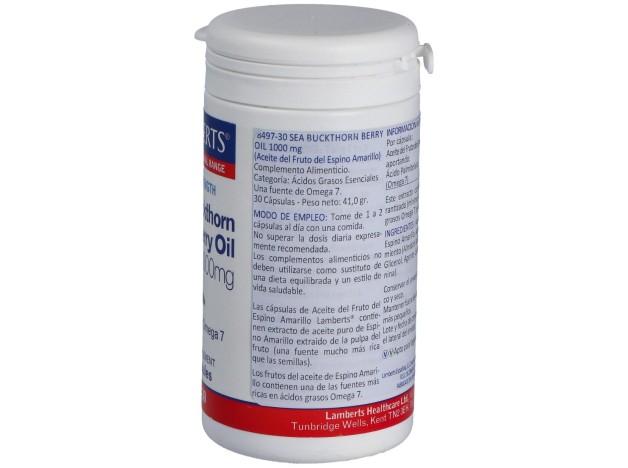Lamberts Aceite Fruto Espino Amarillo 1000Mg 30...