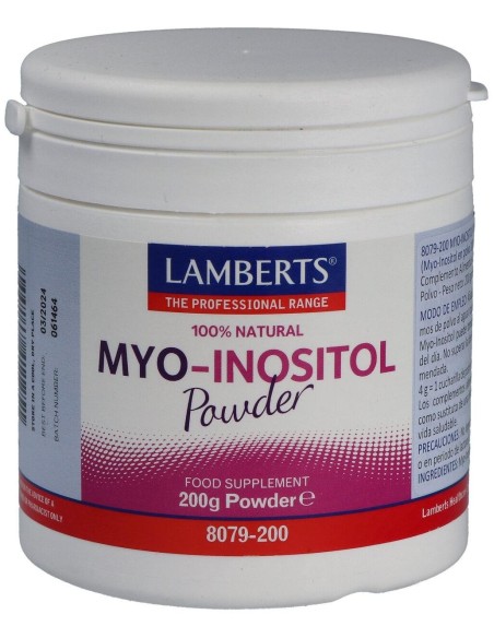 Myoinositol Polvo 100% Natural 200Gr