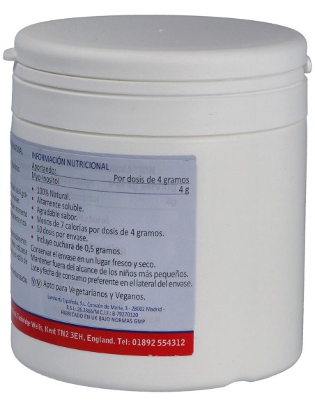Myoinositol Polvo 100% Natural 200Gr