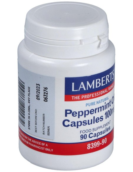 Aceite De Hojas De Menta 100 Mg. 90Cap.