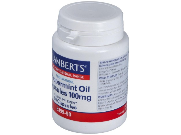 Aceite De Hojas De Menta 100 Mg. 90Cap.