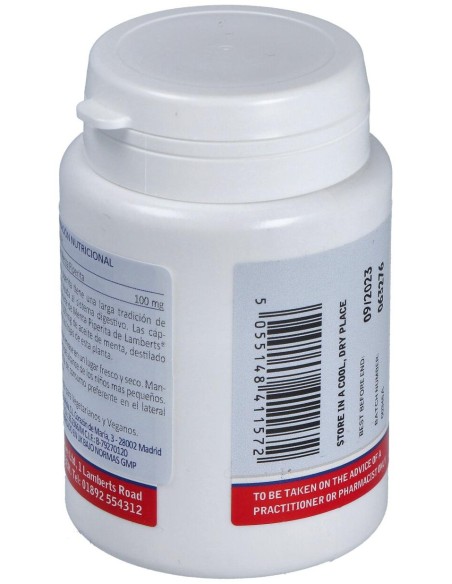 Aceite De Hojas De Menta 100 Mg. 90Cap.