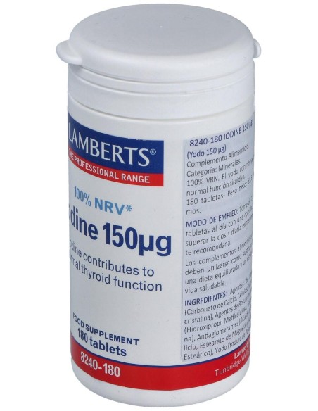 Lamberts Yodo 150Μg 180 Tabs