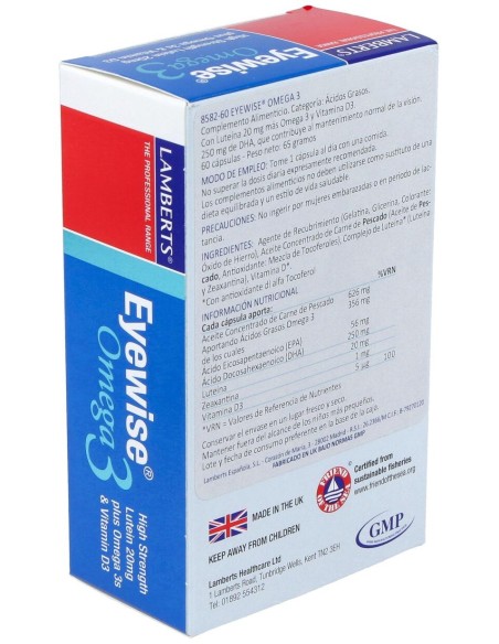 Lamberts Eyewise Omega 3 60Caps
