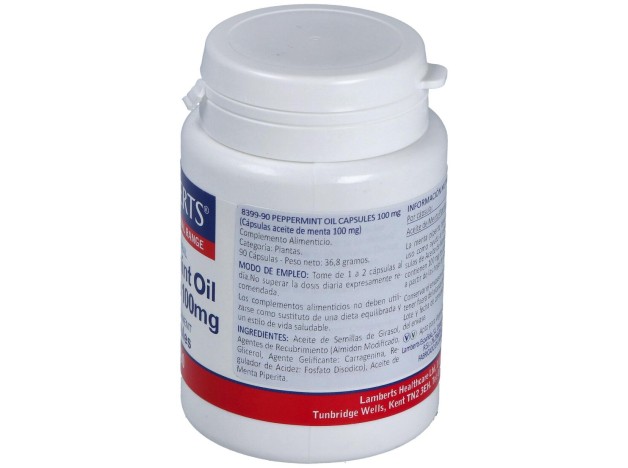 Aceite De Hojas De Menta 100 Mg. 90Cap.