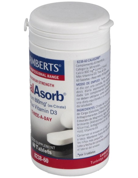 Calasorb Citrato De Calcio 800Mg.60Comp.