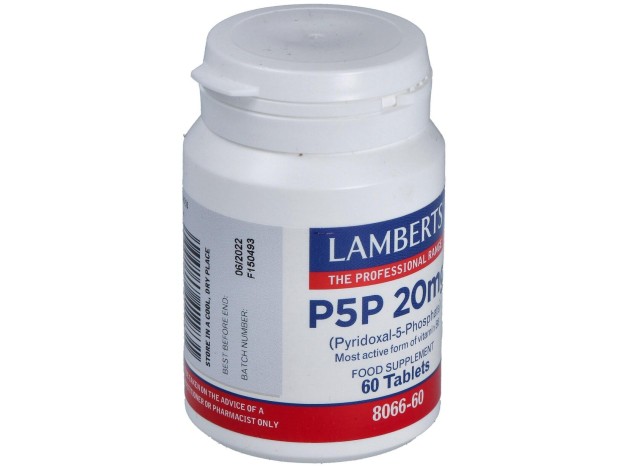 P5P 20Mg. Piridoxal-5-Fosfato 60Comp.