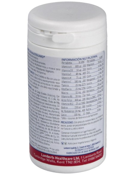Multi-Guard Vit. Y Minerales (Una Al Dia) 30 Comp.