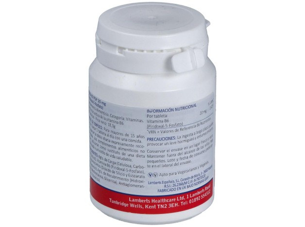 P5P 20Mg. Piridoxal-5-Fosfato 60Comp.