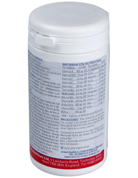 A-Z Multivitaminas %26 Minerales 60 Cápsulas