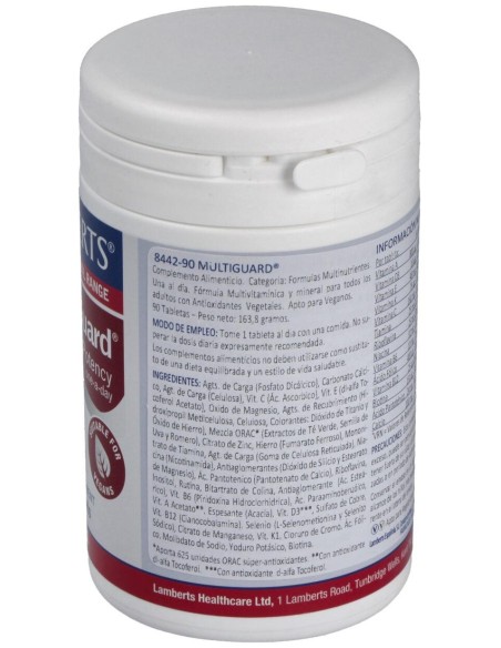Multi-Guard Vit. Y Minerales (Una Al Dia) 90 Comp.